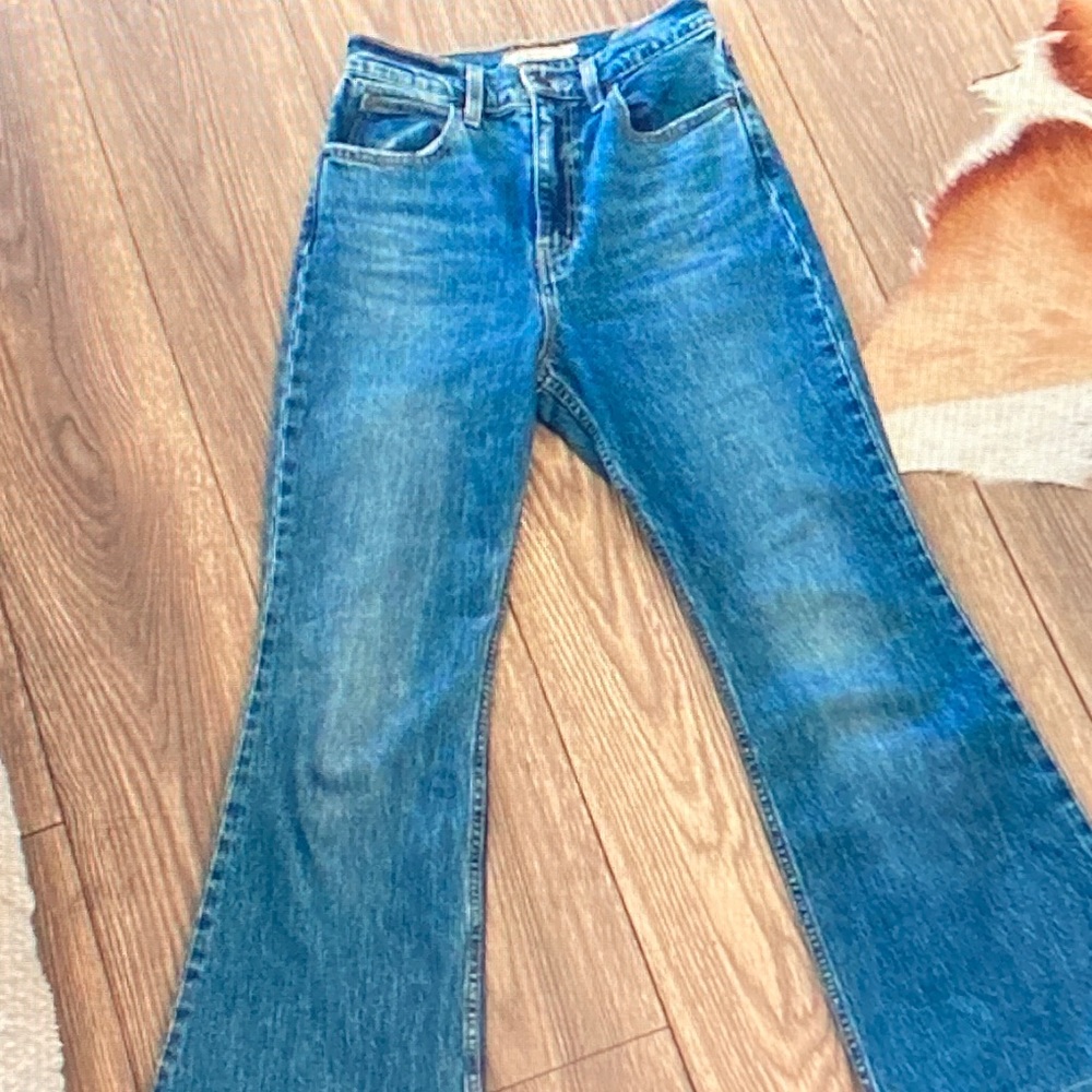 Levi's Women's Wide Leg Jeans in Deep Blue